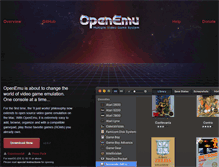 Tablet Screenshot of openemu.org